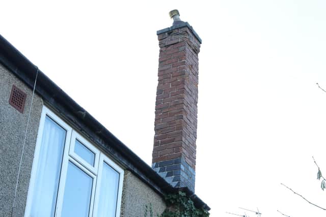 The chimney is becoming unstable