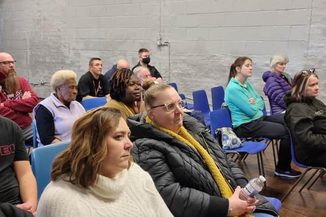 Members of the community were taught how to use the contents of bleed bags that are located across the county