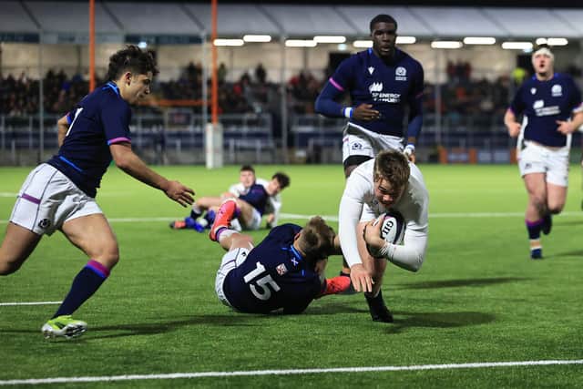 Tom Litchfield grabbed a try for England Under-20s