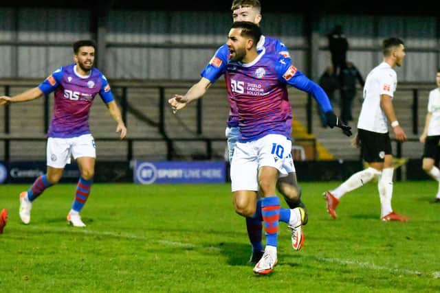 Ravi Shamsi has been ruled out for the remainder of the season for AFC Rushden & Diamonds due to injury. Picture courtesy of Hawkins Images