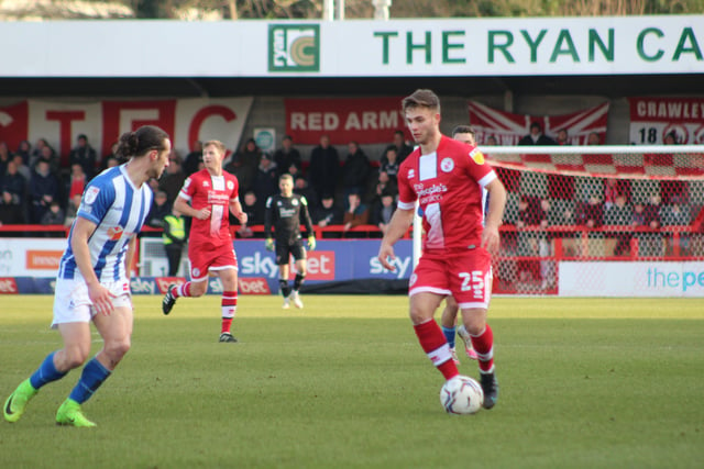Nick Tsaroulla. Crawley Town v Hartlepool United. Picture by Cory Pickford SUS-221202-210040004