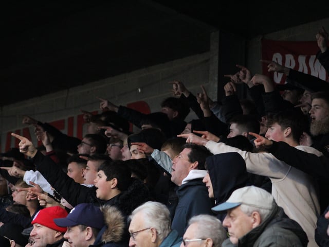 Crawley Town v Hartlepool United. Picture by Cory Pickford SUS-221202-205804004