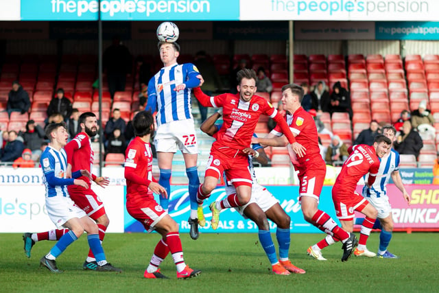 Crawley Town v Hartlepool United. Pictures by Jamie Evans UK Sports Images SUS-221202-211345004