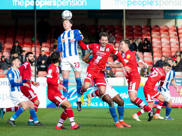 Crawley Town v Hartlepool United. Pictures by Jamie Evans UK Sports Images SUS-221202-211345004