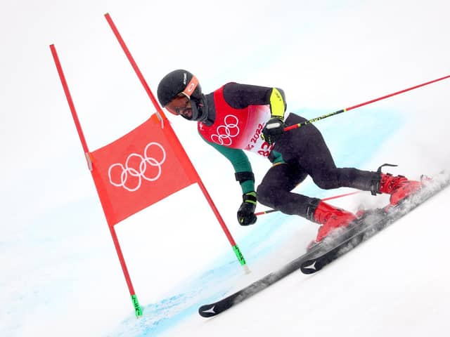 Benjamin Alexander competes in the Giant Slalom