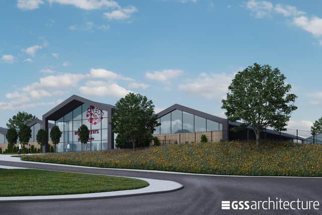 An artist's impression of the new site. Credit: GSS Architecture