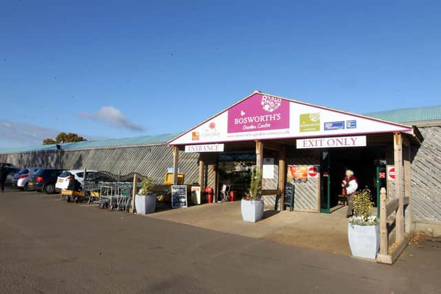The existing Bosworth's Garden Centre.