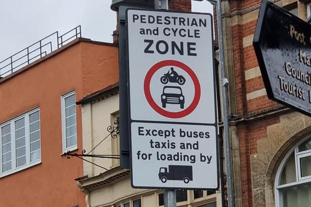 The new signs.