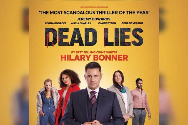 Dead Lies is a political thriller inspired by the Jeremy Thorpe scandal of the 1970s set against the political backdrop of current day Westminster