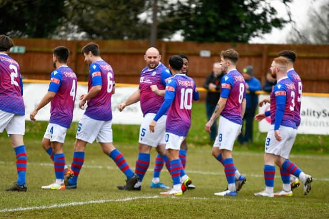 The AFC Rushden & Diamonds players have been told it's a case of 'as you were' following the departure of Andy Peaks. Picture courtesy of Hawkins Images