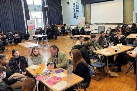 The apprenticeship event at Rushden Academy