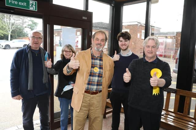Charlie Best with Liberal Democrat colleagues - Agent Chris Stanbra (on right)