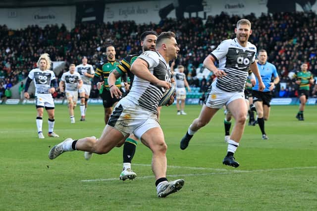 Rohan Janse van Rensburg scored a crucial second-half try for Sale