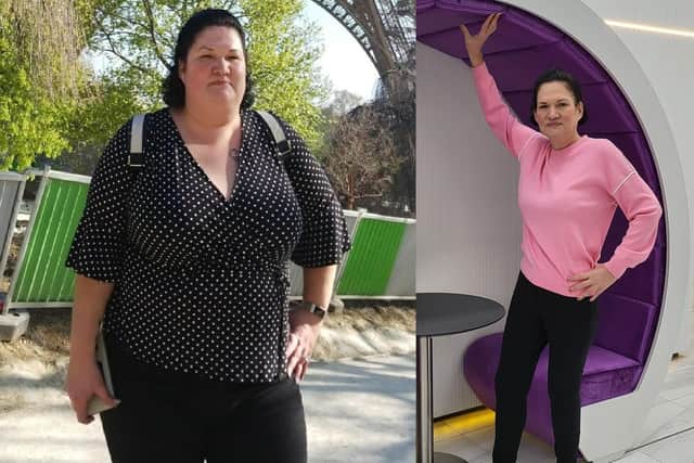Teresa Seaton - before and after