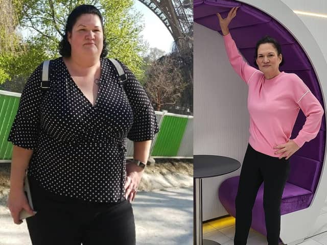 Teresa Seaton - before and after