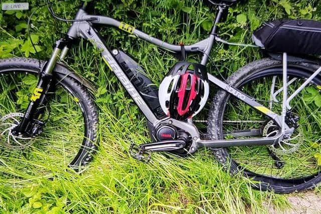 This is the electric bike stolen from a barn in Wollaston last week.