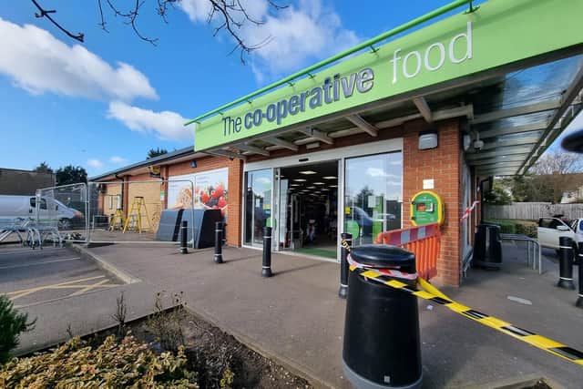 The Co-operative Food store in Hallwood Road has been closed