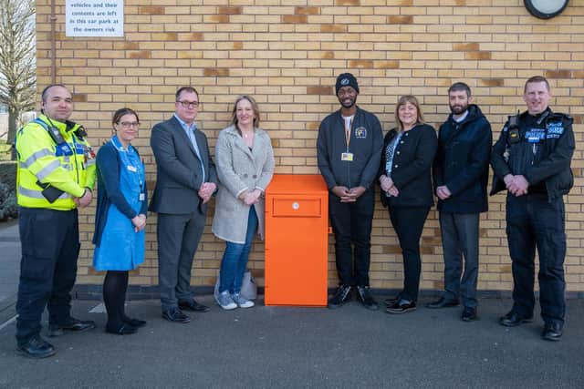 Representatives from Northamptonshire Police, Off the Streets NN, North Northants Council and Greatwell Homes