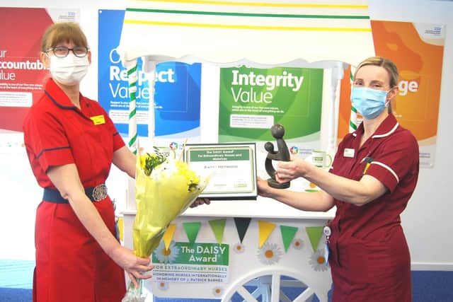 DAISY Director of Nursing Fiona Barnes and Clinical Nurse Specialist Kathy Heywood