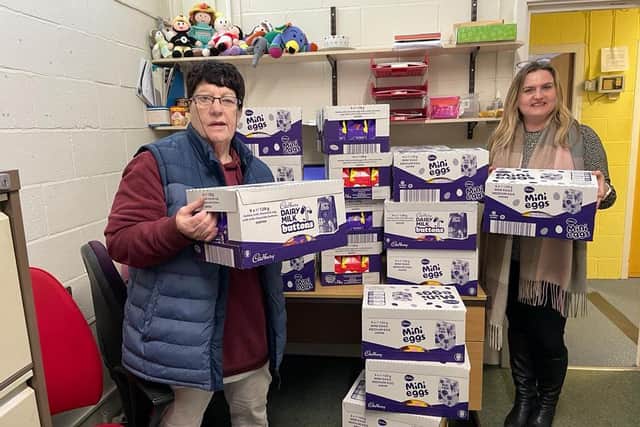 Easter eggs are delivered to Corby
