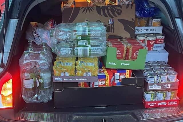 Some of the donated items.