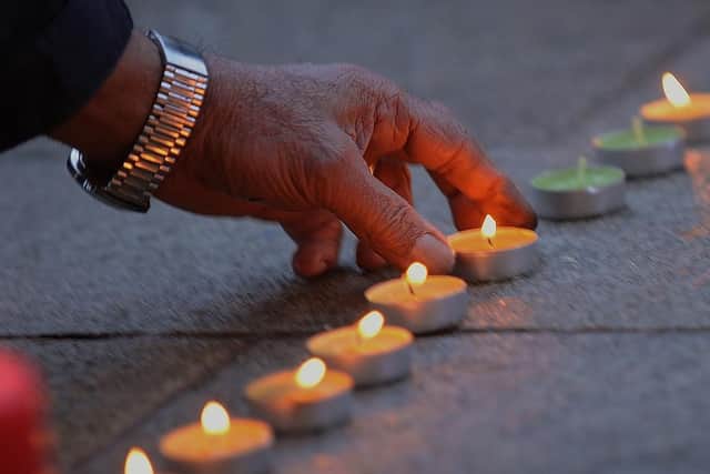 A vigil will be held next to the Corby Cube