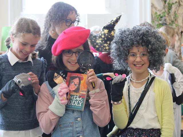 Oakwood School Prep School pupils have been sharing stories with younger pupils, while years three to six have made sock puppets relating to a favourite book character