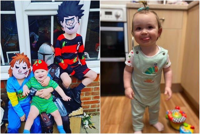 Chelsea Louise shared this snap of Horrid Henry, The Very Hungry Caterpillar, The Mandalorian and Dennis the Menace, and Natasja Jean Stone shared this photo of her daughter Maci