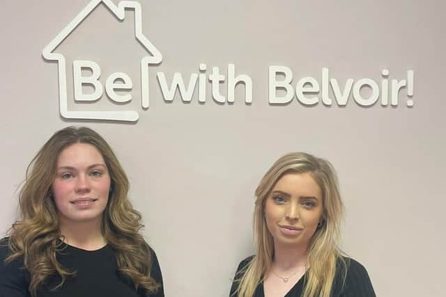 Mia and Alisha, Belvoir's new recruits.