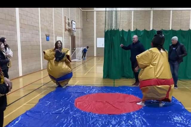 There was a Sumo game to play