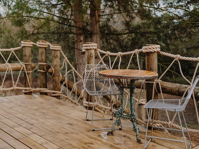 Relax and soak up the scenery on the balcony.