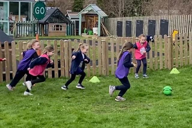 Cranford CE Primary School girls