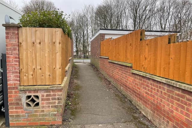 Some locals say there have been ongoing issues with anti-social behaviour in the Surrey Close alley. There would be a permanently locked gate at each end.