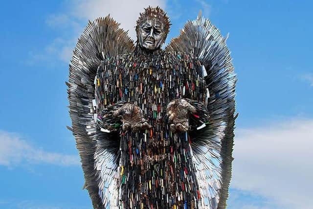 The Knife Angel will visit Wellingborough as part of a peace march and community fun day