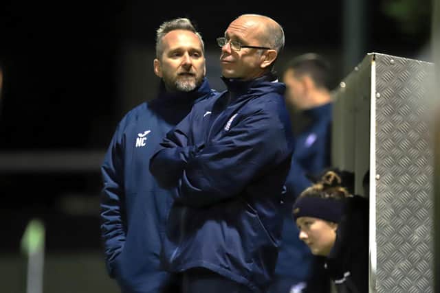 Andy Peaks and Neil Champelovier will be back at Hayden Road on Saturday - in the away dugout