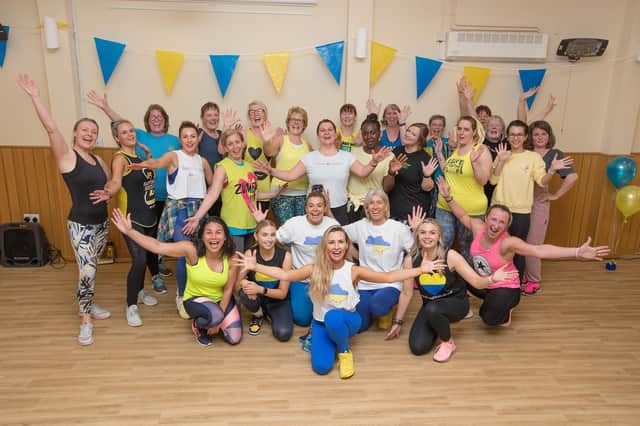 Hollie Broad, owner and founder of The Sweatshop Fitness with fundraisers