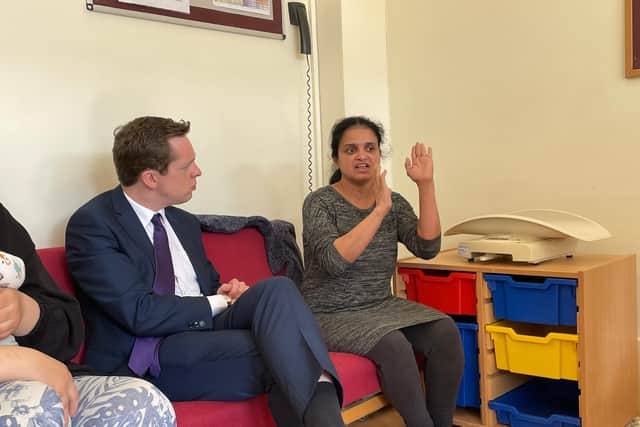 Rushika Bhatt tells MP Tom Pursglove that Pen Green gave her her smile back