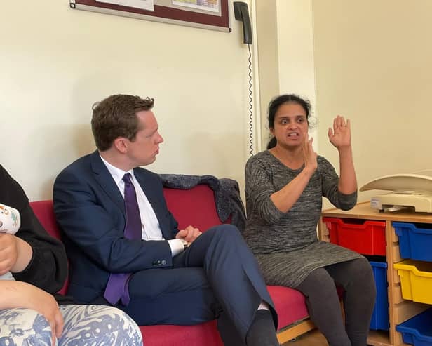 Rushika Bhatt tells MP Tom Pursglove that Pen Green gave her her smile back