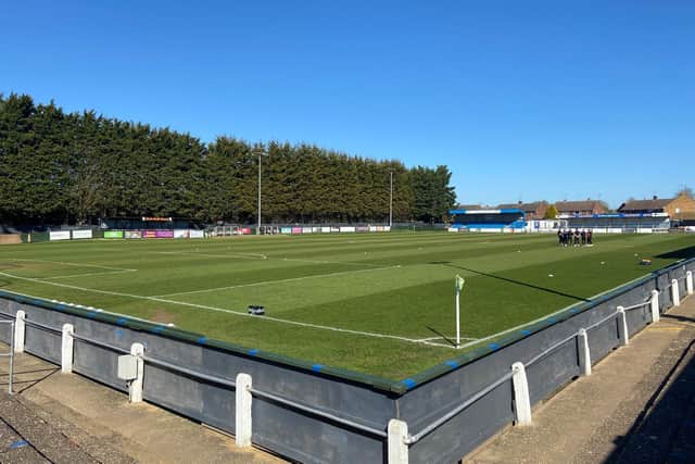 Hayden Road was bathed in sunshine for AFC Rushden & Diamonds' clash with Tamworth