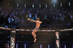 Jordan Vucenic savours the moment after his successful title defence