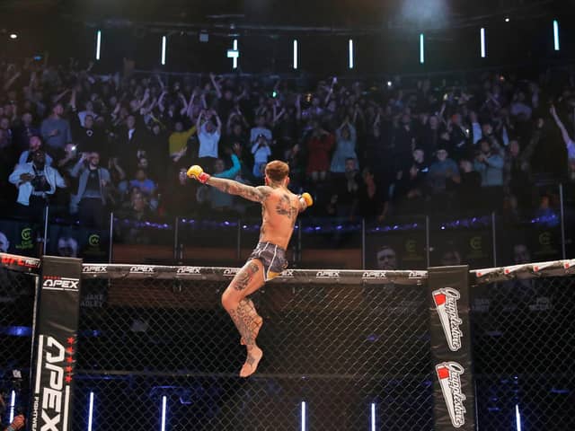 Jordan Vucenic savours the moment after his successful title defence