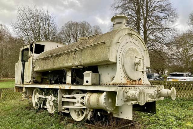The neglected engine now sits in East Carlton Park