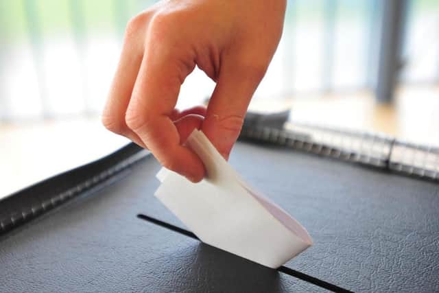 Voting takes place in April