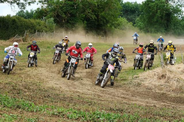 The thrill of the start – British and European bikes dominate bringing the past back to life for a day of thunder at Woodford.
