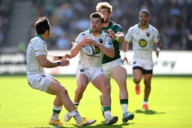 George Furbank in action against London Irish