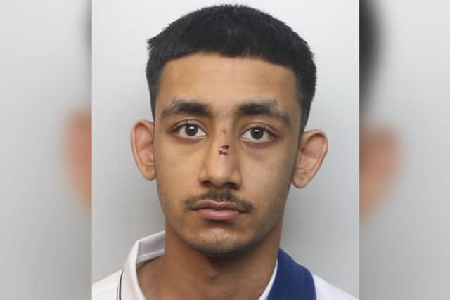 Abdul Ha-Meem, who was injured after he tried to climb over a fence to escape justice