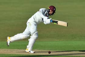Saif Zaib hit a quickfire century for Northants against Cardiff UCCE at the County Ground on Monday