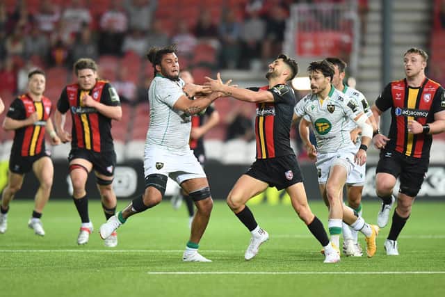Lewis Ludlam skippered Saints against Gloucester on Saturday night