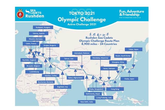 The challenge map