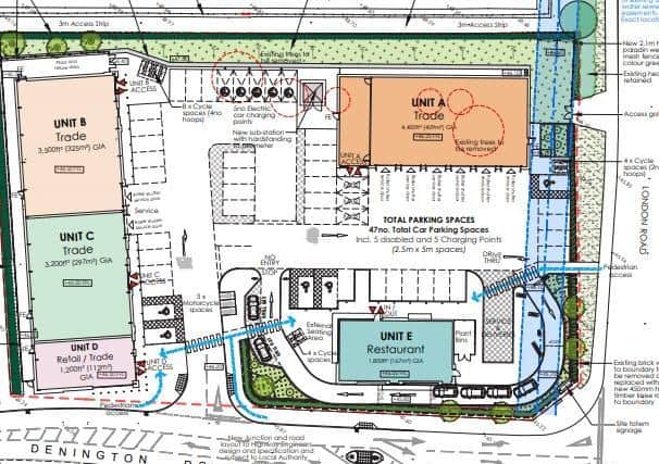 The proposals for the site